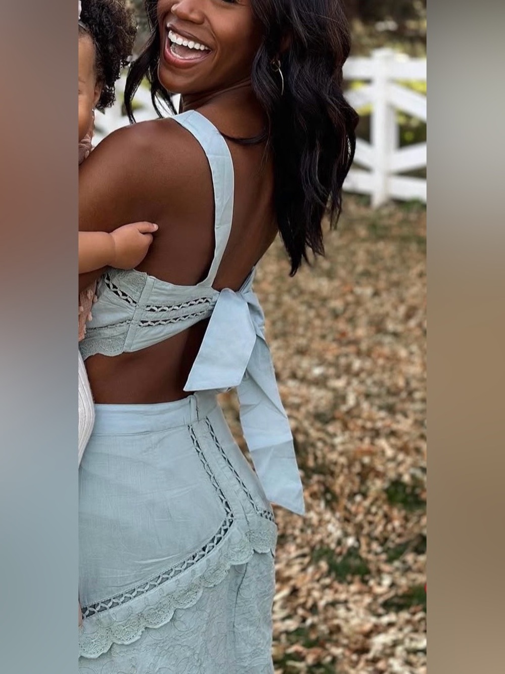 Rumi Maxi Dress Cutout Abyss Blue TULAROSA x Revolve